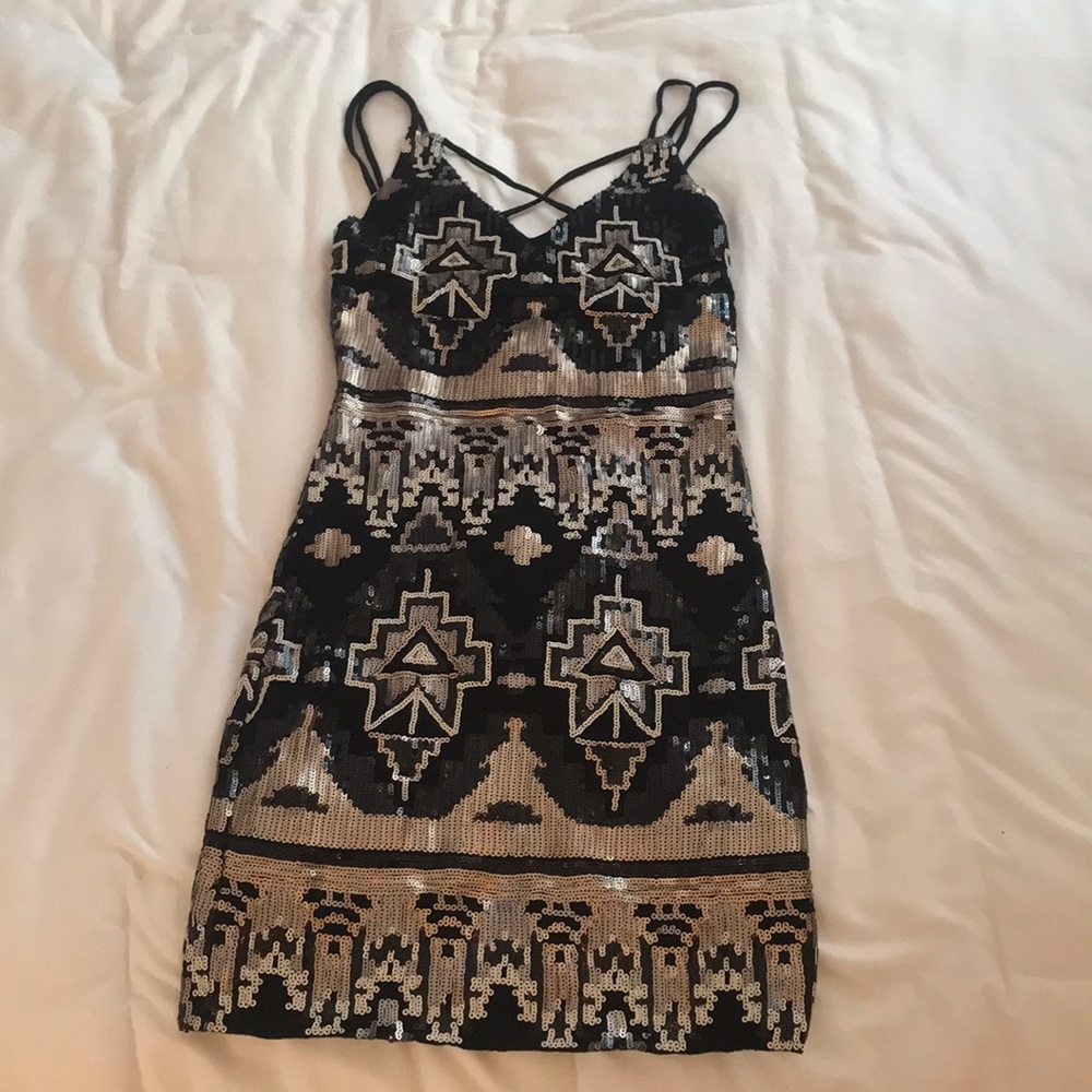 sequin dress